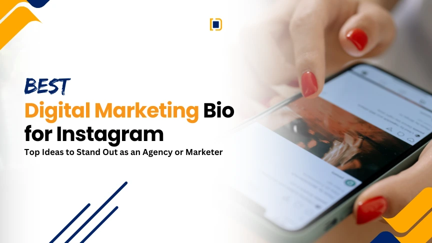 digital marketing bio for instagram examples